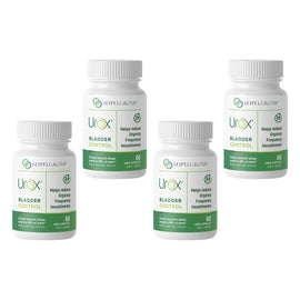 Urox Bladder Control 60 Capsules Pack of 4