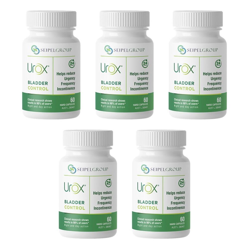 Urox Bladder Control 60 Capsules Pack of 5