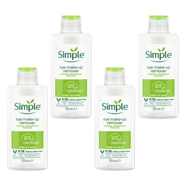 Simple Kind To Skin Eye Make-Up Remover 125mL Pack of 4