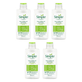 Simple Kind To Skin Eye Make-Up Remover 125mL Pack of 5