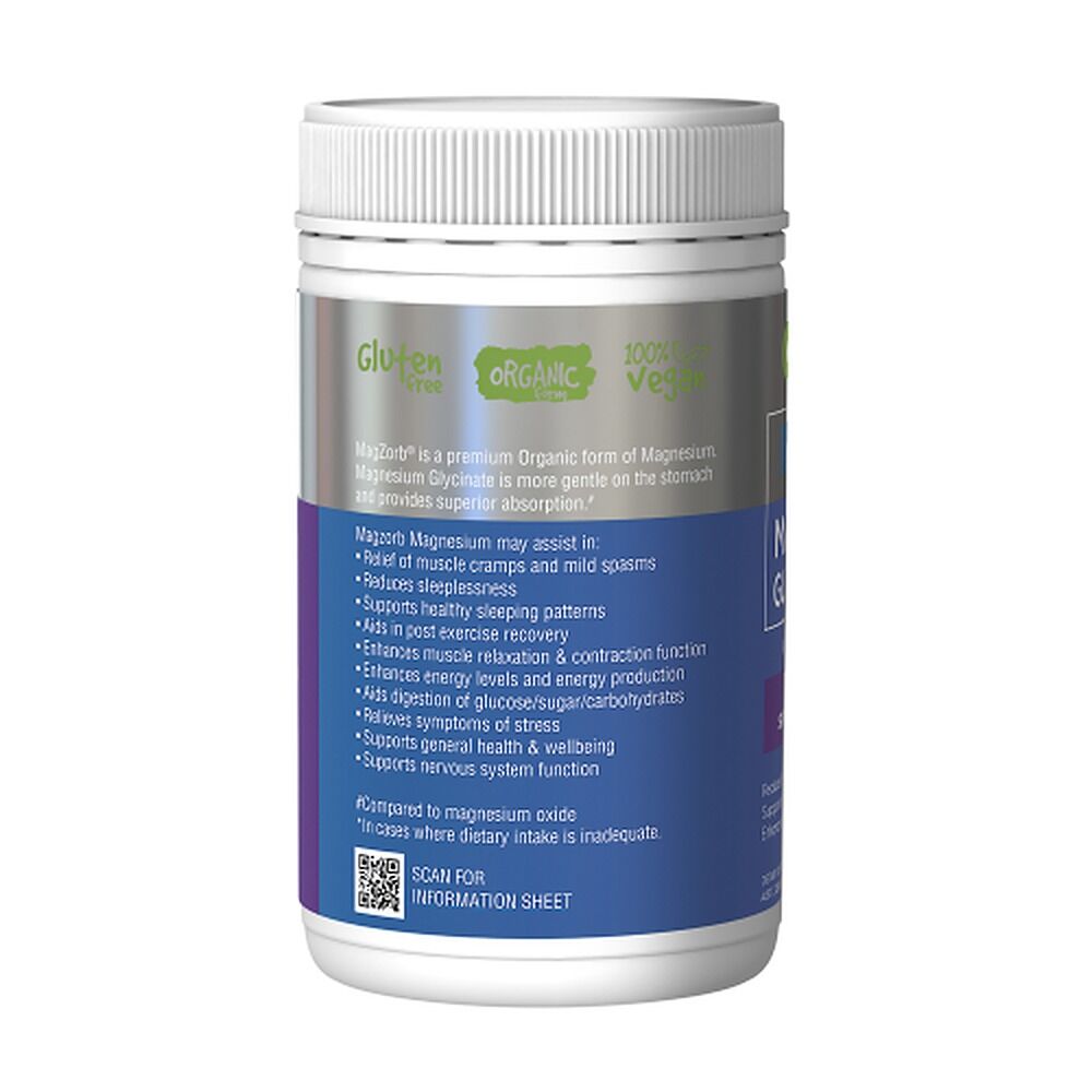 Magzorb Magnesium Glycinate 100 Capsules