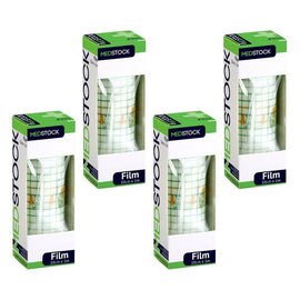 Medstock Film Dressing Roll 10cm x 1m 1 Roll Pack of 4