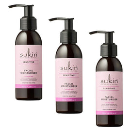 Sukin Sensitive Facial Moisturiser 125mL Pack of 3