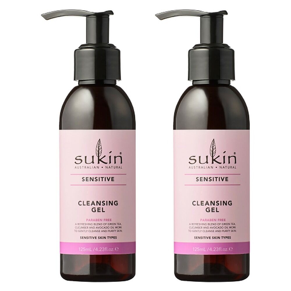 Sukin Sensitive Cleansing Gel 125mL Pack of 2