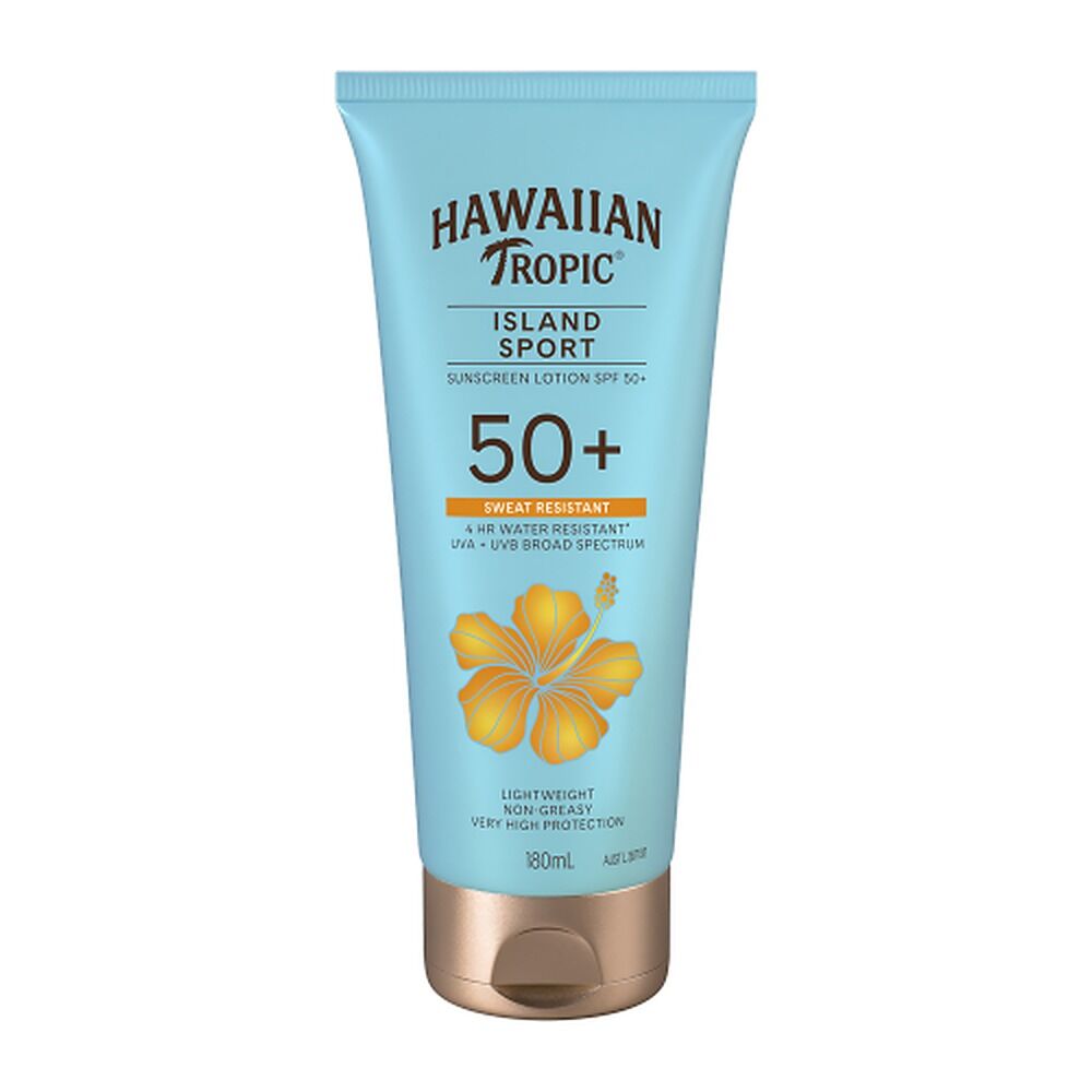 Hawaiian Tropic Island Sport Sunscreen Lotion SPF50+ 180mL