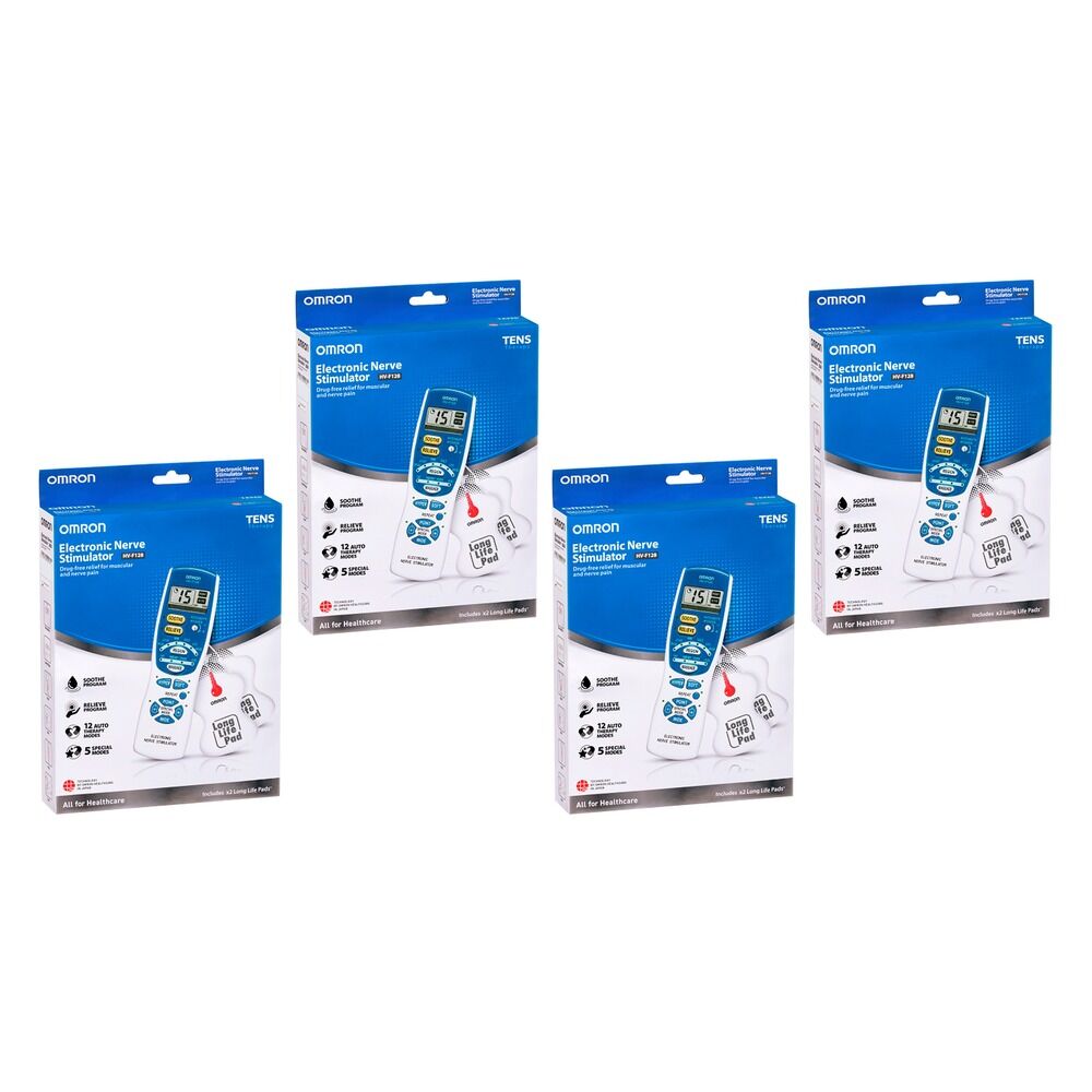 Omron Therapy Tens Device HVF128 Pack of 4