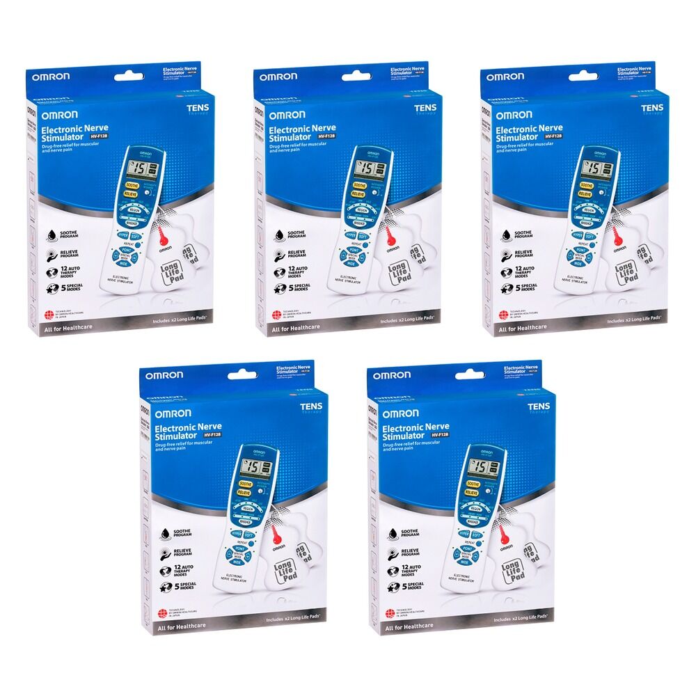 Omron Therapy Tens Device HVF128 Pack of 5