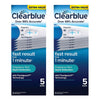 Clearblue Rapid Detection Pregnancy Test 5 Pack Bundle of 2