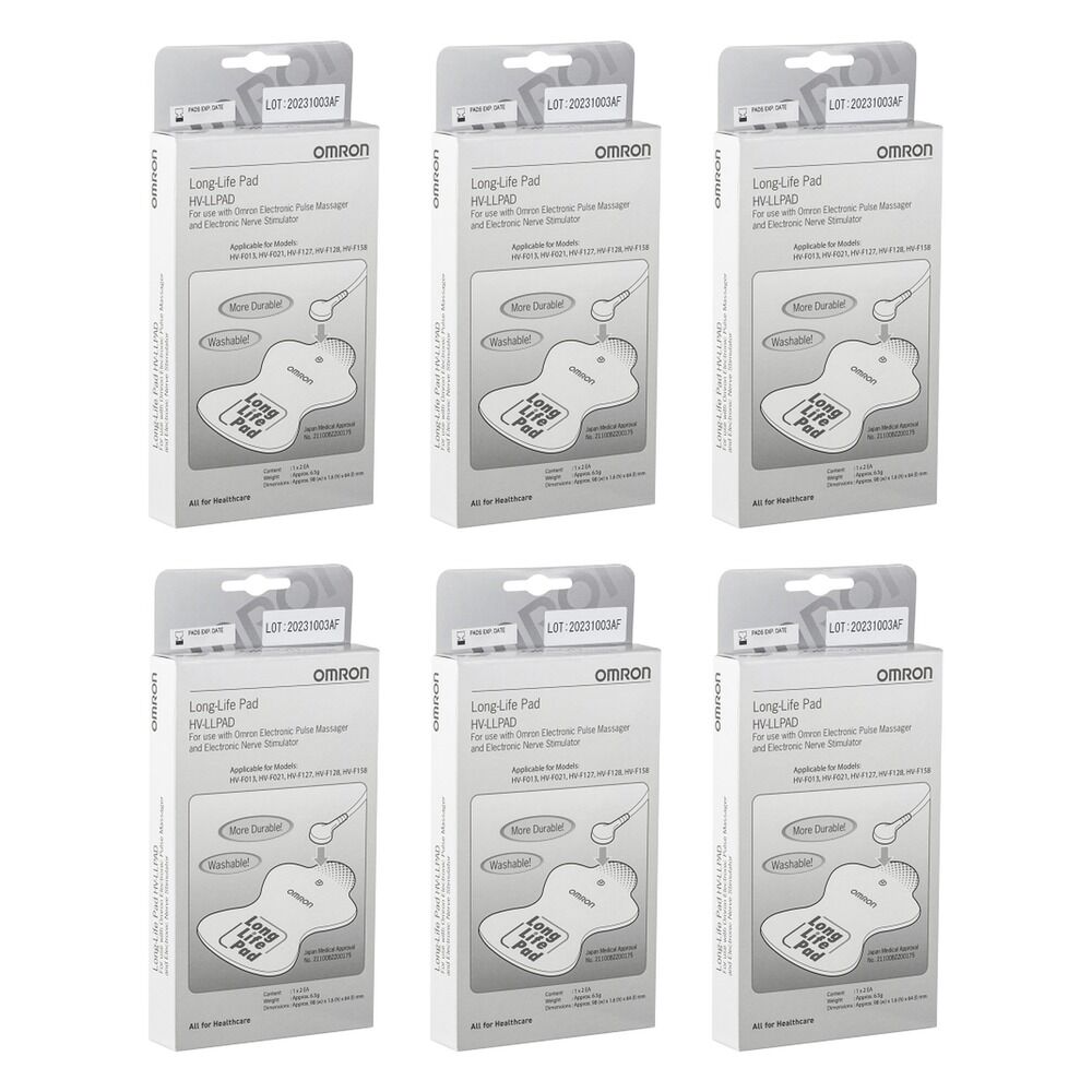 Omron Long Life Replacement Pads Pack of 6