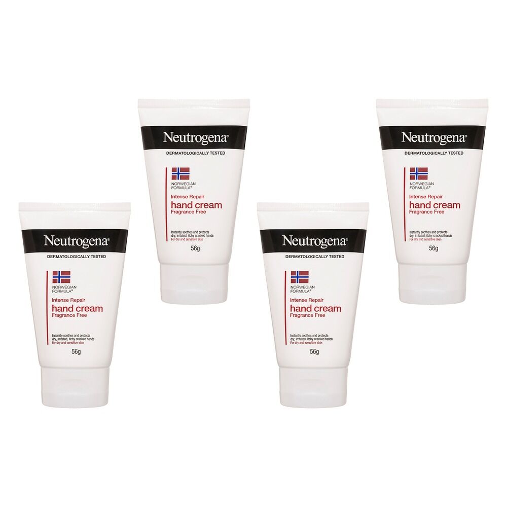 Neutrogena Norwegian Formula Fragrance Free Hand Cream 56g Pack of 4