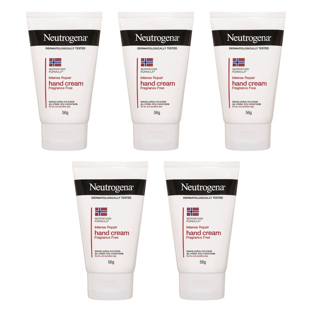 Neutrogena Norwegian Formula Fragrance Free Hand Cream 56g Pack of 5