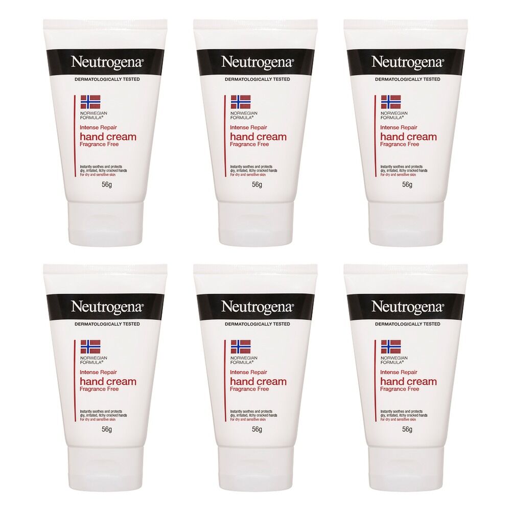 Neutrogena Norwegian Formula Fragrance Free Hand Cream 56g Pack of 6
