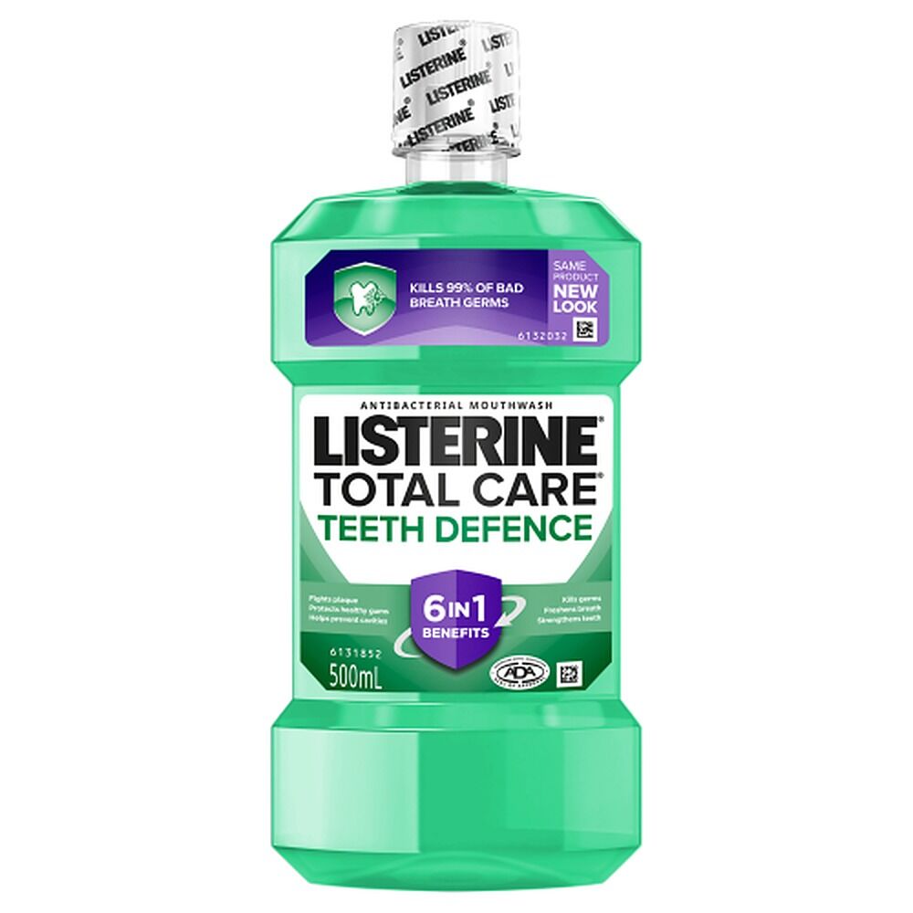 Listerine Total Care Teeth Defence Mouthwash 500mL