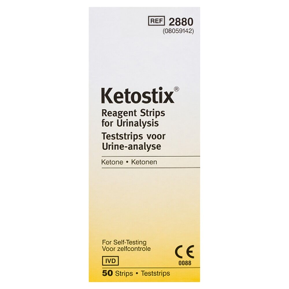 Ketostix Ketone Reagent Strips 50 Pack