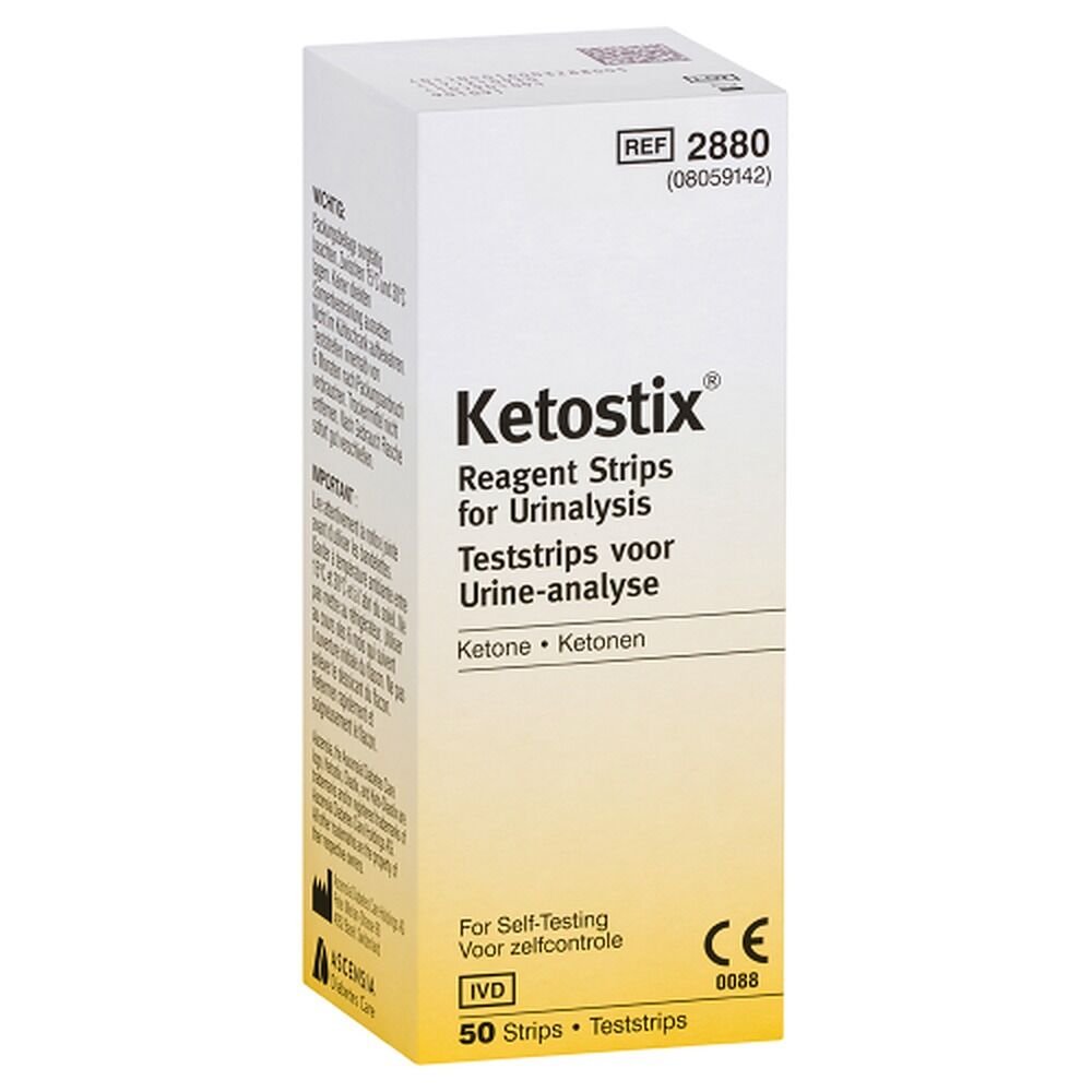 Ketostix Ketone Reagent Strips 50 Pack