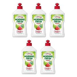 Morning Fresh Strawberry & Guava Dishwashing Liquid 400mL x 12 Bundle of 5