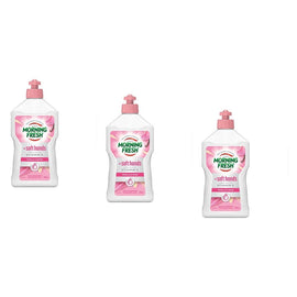 Morning Fresh Soft Hands Vanilla & Rose Dishwashing Liquid 350mL x Bundle of 3