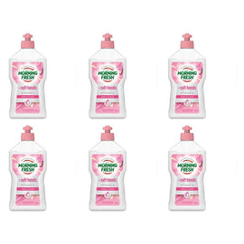 Morning Fresh Soft Hands Vanilla & Rose Dishwashing Liquid 350mL x Bundle of 6