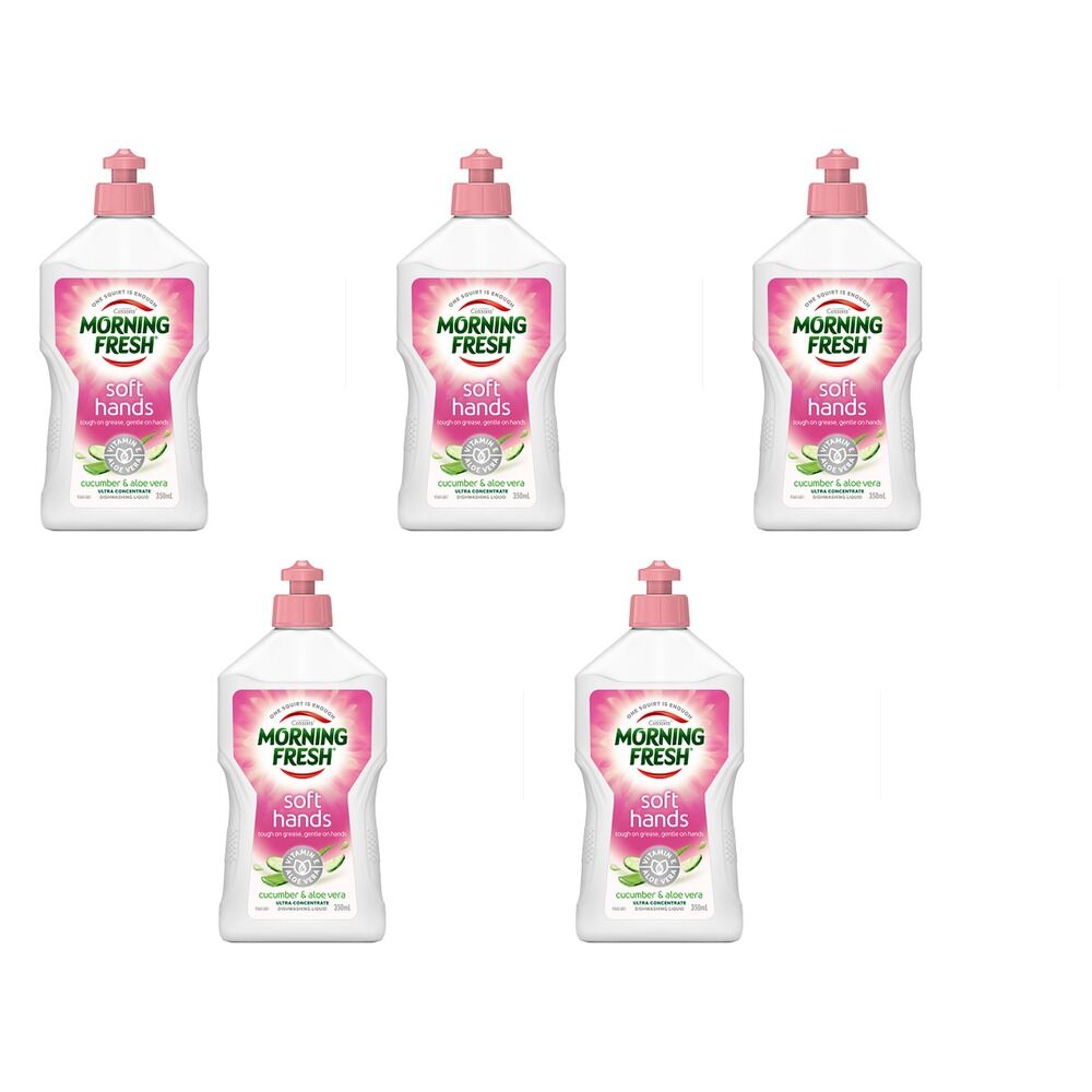 Morning Fresh Soft Hands Cucumber & Aloe Vera Dishwashing Liquid Bundle of 5