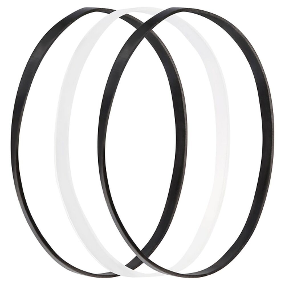 Lady Jayne Black Snagless Elastics 50 Pack x 3