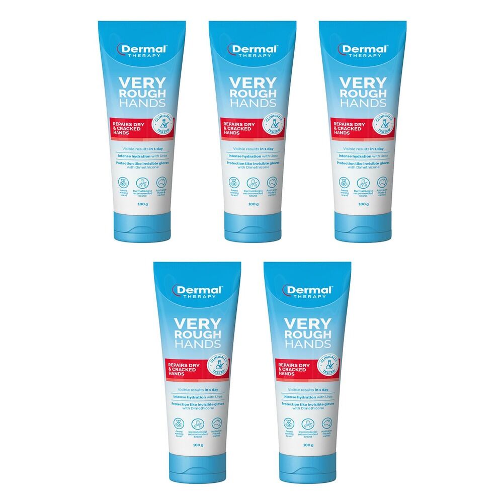Dermal Therapy Very Rough Hand Balm 100g Pack of 5