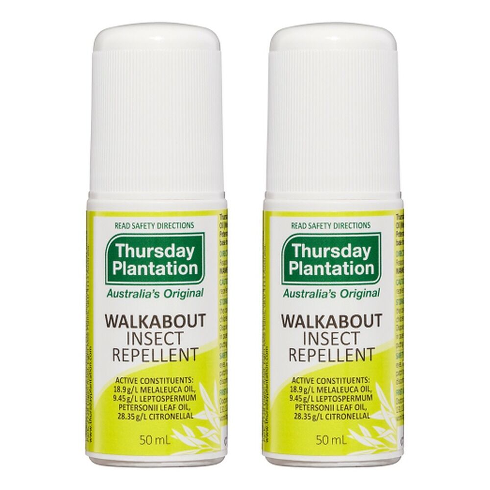 Thursday Plantation Walkabout Insect Repellent 50mL Pack of 2