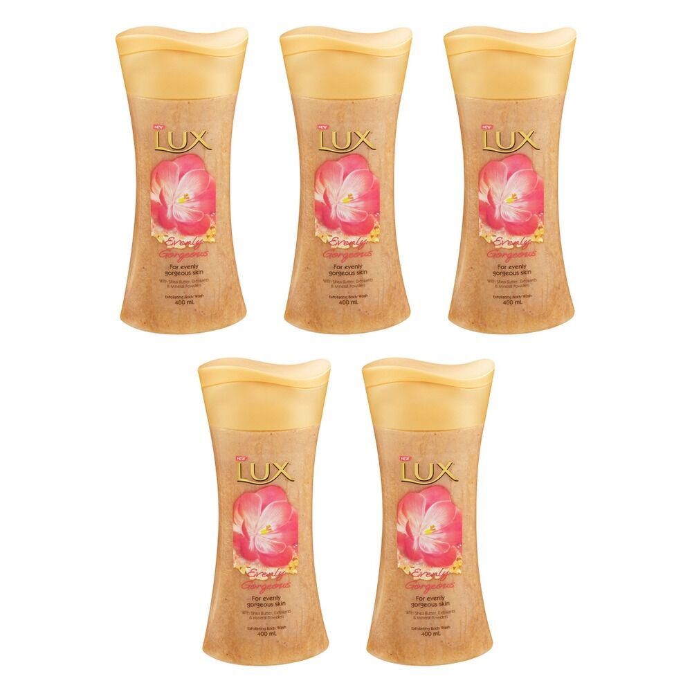 Lux Body Wash Evenly Gorgeous 400mL Pack of 5