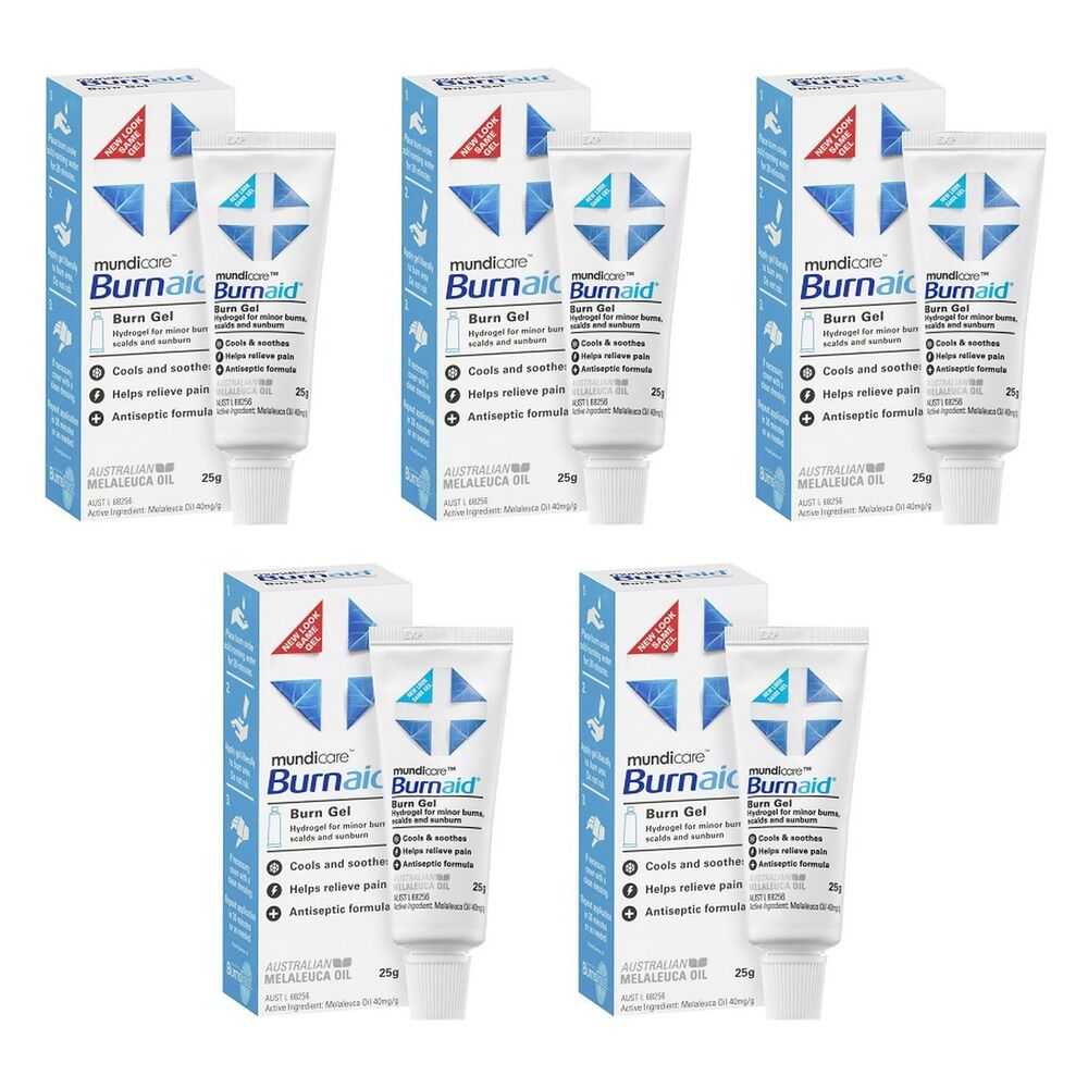 Burnaid Burn Gel 25g Pack of 5