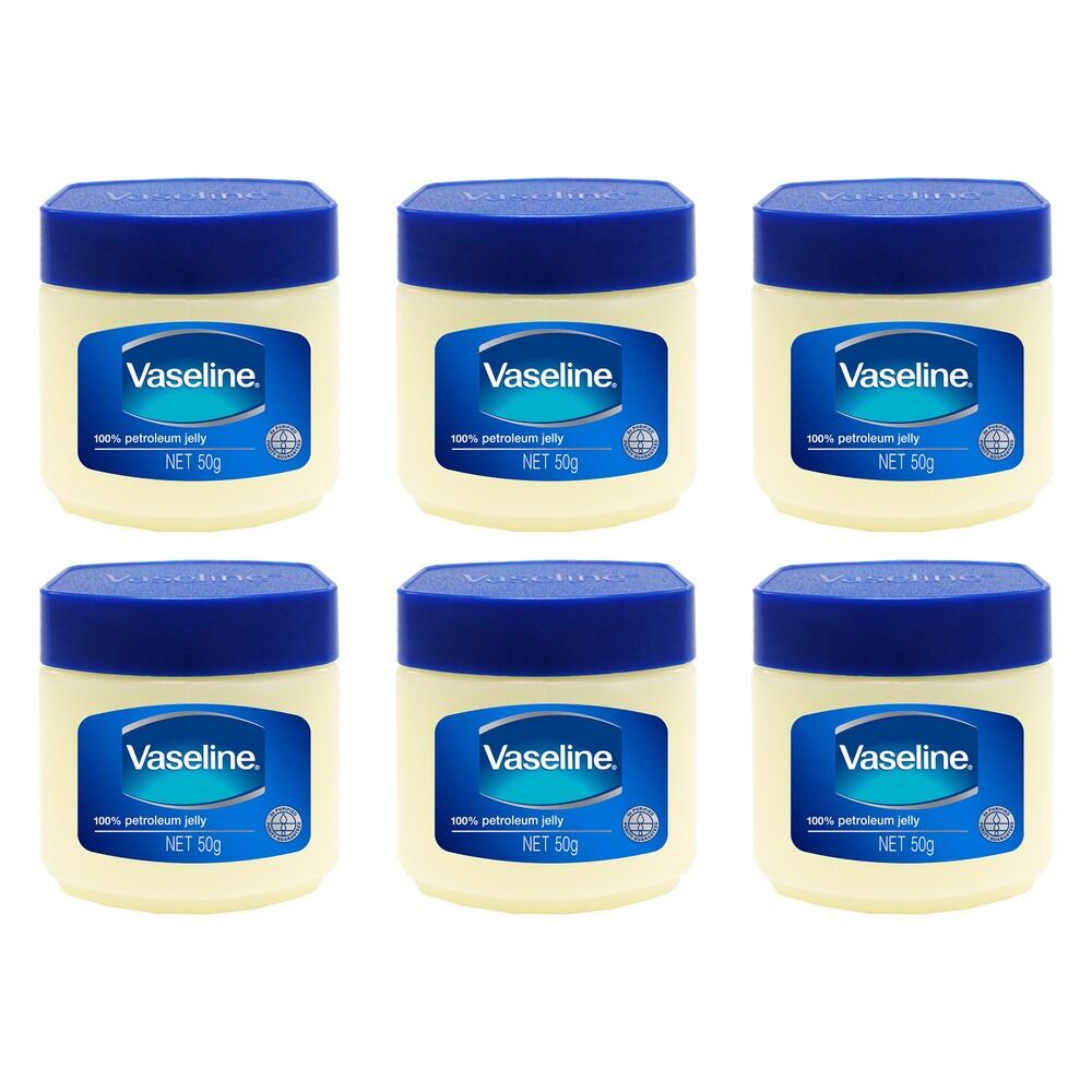 Vaseline Original Petroleum Jelly 50g Pack of 6