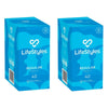 LifeStyles Regular Condoms 40 Pack x 2 Bundle of 2