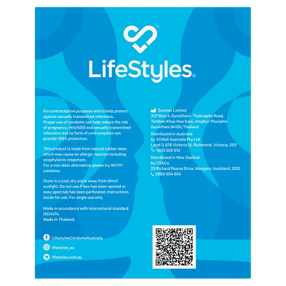 LifeStyles Regular Condoms 40 Pack x 2