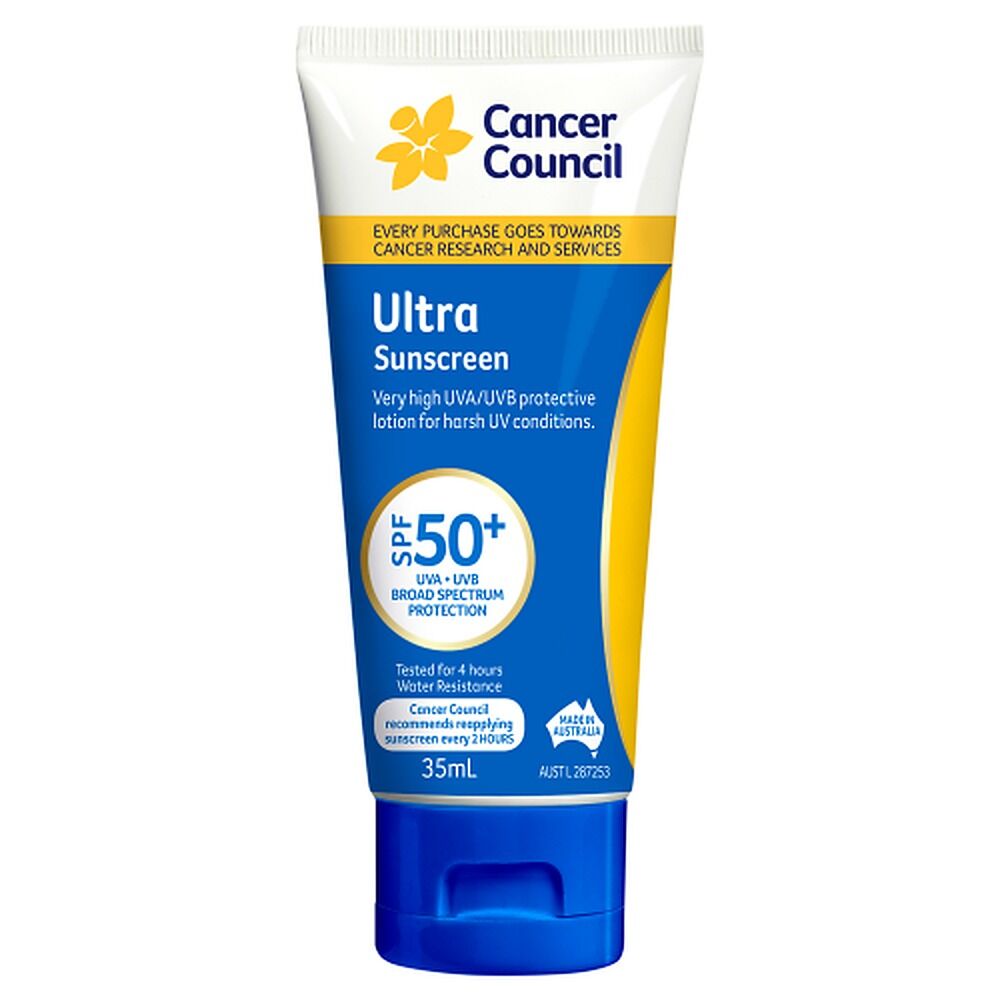 Cancer Council Ultra Sunscreen SPF 50+ 35mL