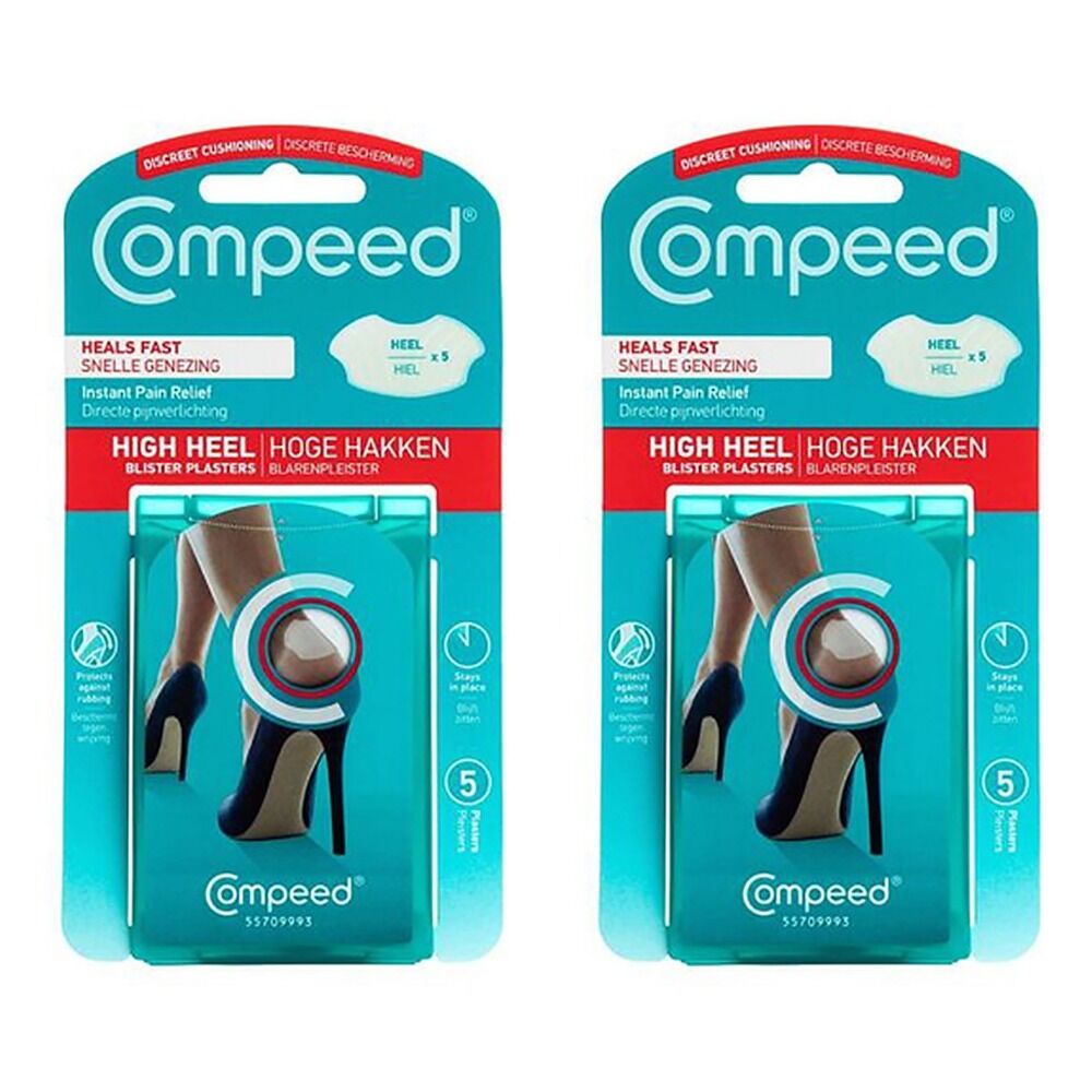 Compeed High Heel Blister Plasters 5 Pack x 6 Bundle of 2