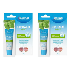 Dermal Therapy Lip Balm Mint 10g Pack of 2
