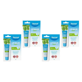 Dermal Therapy Lip Balm Mint 10g Pack of 4
