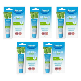 Dermal Therapy Lip Balm Mint 10g Pack of 5