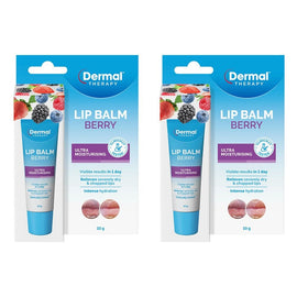 Dermal Therapy Lip Balm Berry 10g Pack of 2