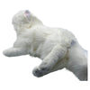 Bocchetta Plush Toys "Snowflake" White Persian Cat Stuffed Animal Lying 36cm