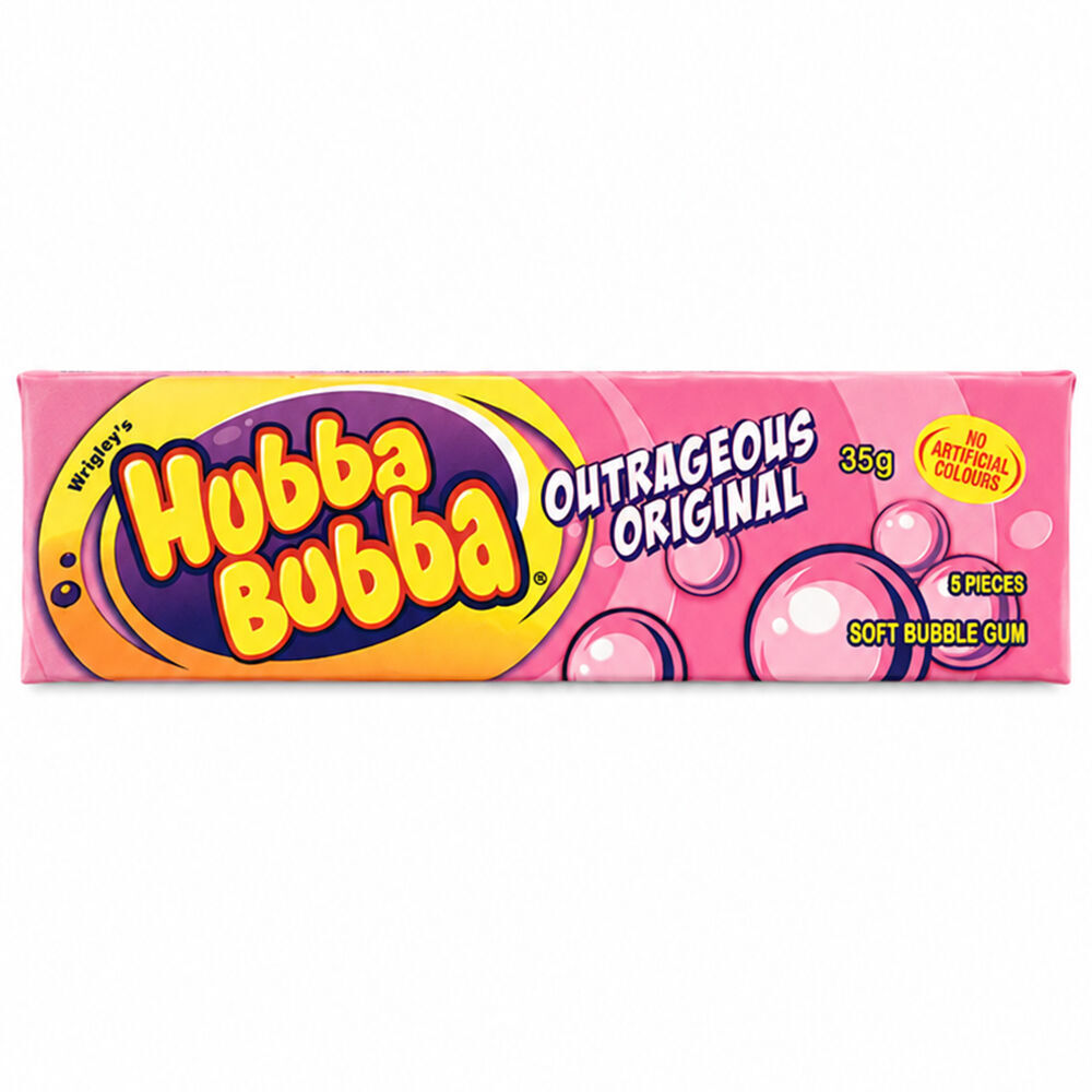 Hubba Bubba Original Bubble Gum 35g Pack of 20 Display