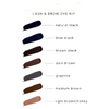 1000 Hour Eyelash and Brow Dye Kit Natural Black 2 Packs Of 12 Applications