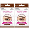 1000 Hour Eyelash and Brow Dye Kit Dark Brown 2 Packs Of 12 Applications