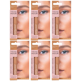 1000HOUR Instant Brows Tinted Eyebrow Gel Light Brown Blonde 6 Pack 36g