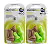 Protech Ear Plugs Noise Control Outdoor Travel Soft Foam iHearU 2x 4 Pairs
