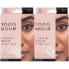 1000 Hour Eyelash and Brow Tint Kit Non Peroxide Natural Black 2 Packs