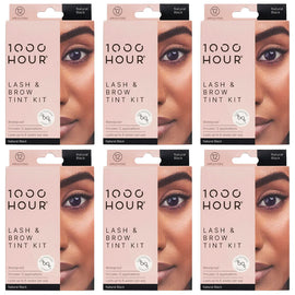 1000HOUR Natural Black Lash and Brow Tint Kit 6 Pack 72 Applications