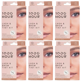 1000HOUR Light Brown Blonde Lash and Brow Tint Kit 6 Pack 72 Applications