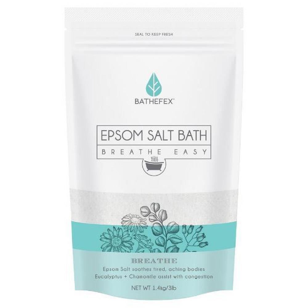 Bathefex Epsom Salt Bath Breathe Easy 1.4kg