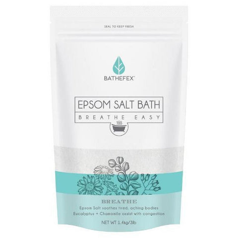Bathefex Epsom Salt Bath Breathe Easy 1.4kg