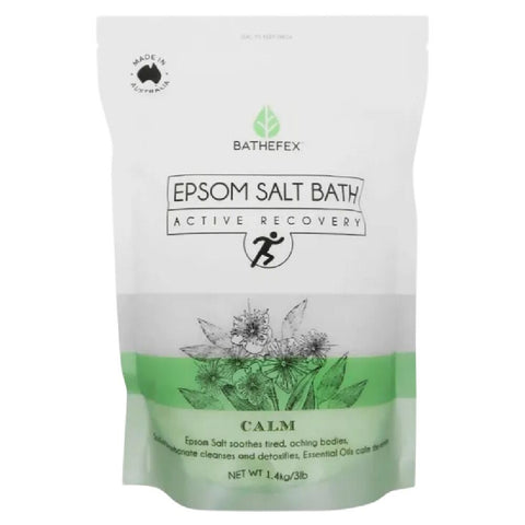 Bathefex Epsom Salt Bath Active Recovery Muscle Soak 1.4kg
