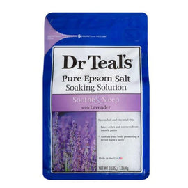 Dr Teal's Epsom Salt Soaking Solution Soothe & Sleep Lavender 1.36kg